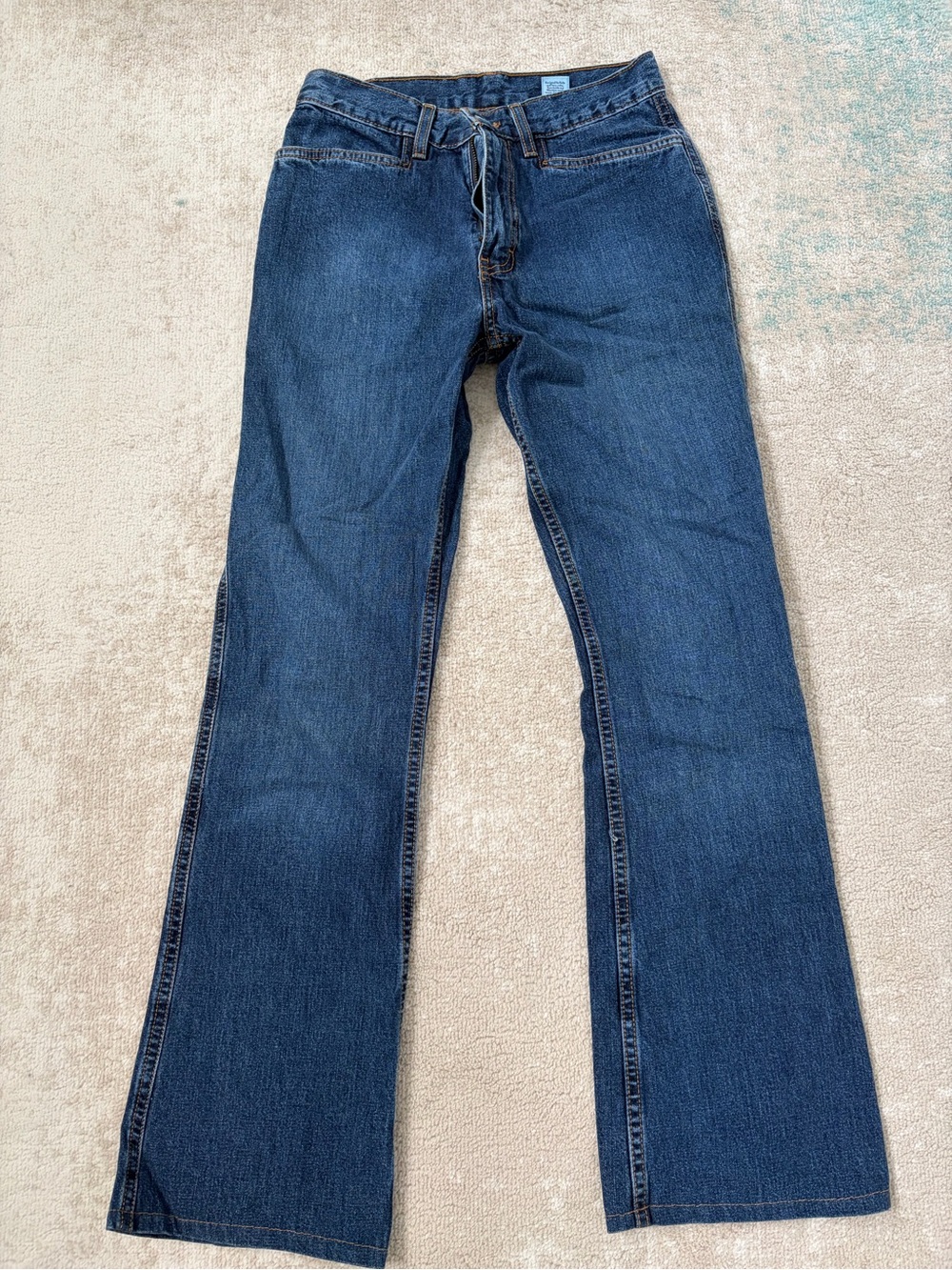 Vintage Calvin Klein Dark Blue Straight-Leg Jeans